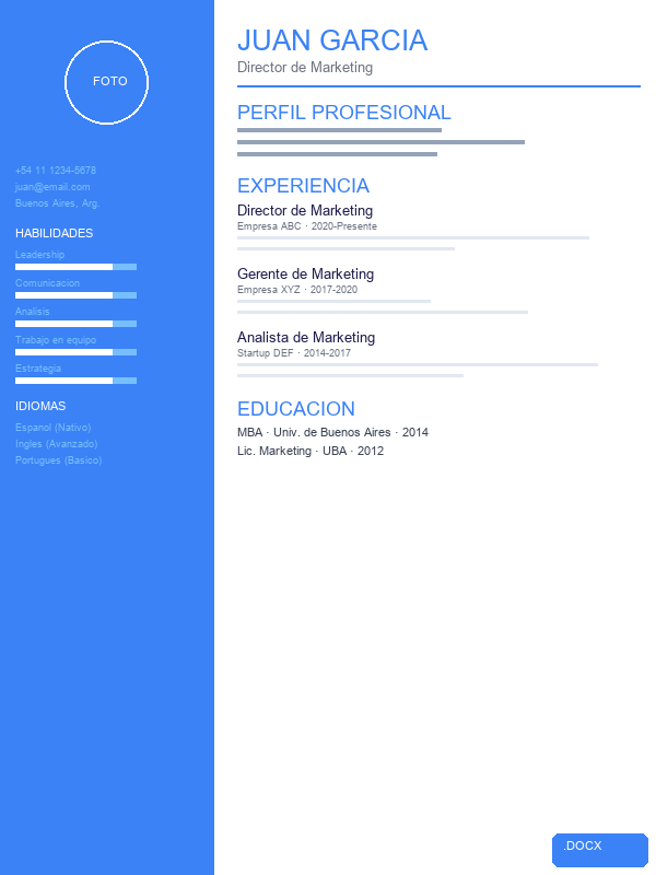 CV Academico