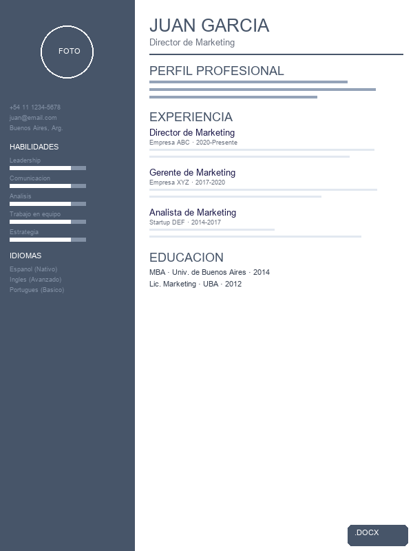 CV Compacto