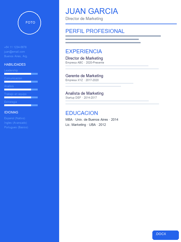 CV Header Destacado