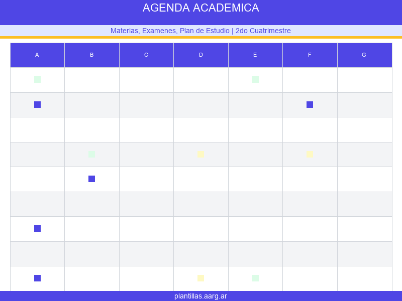 Agenda Academica Universitaria