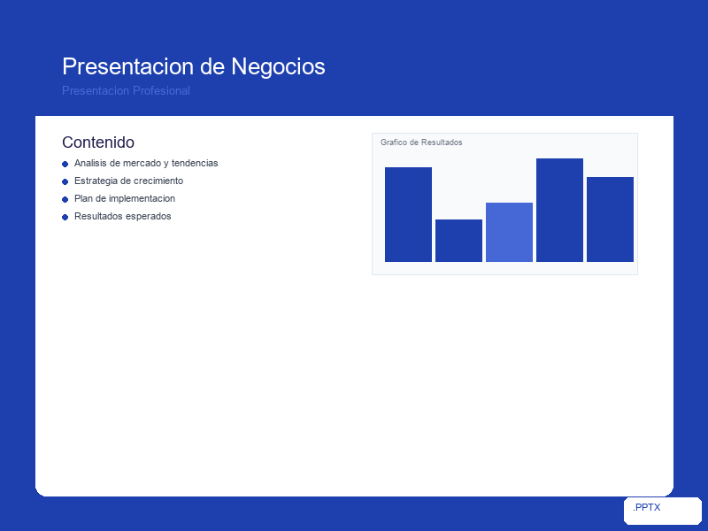 Presentacion de Negocios