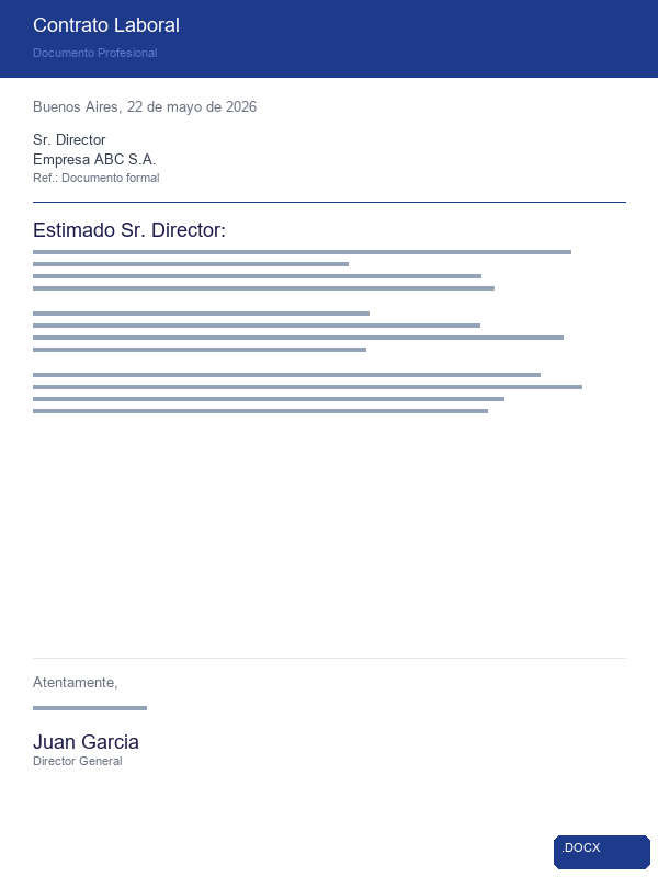 Contrato Laboral