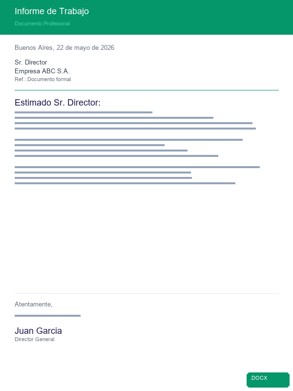 Informe de Trabajo